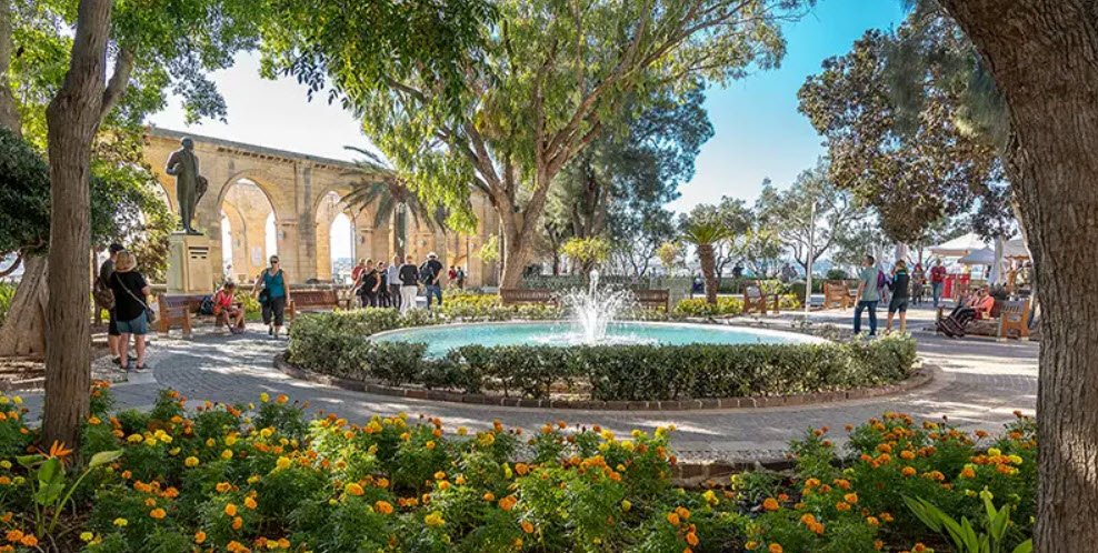 Upper Barrakka Gardens, Valletta, Malta